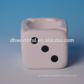 2016 new arrivals,ceramic ashtray,creative ashtray with dice shape